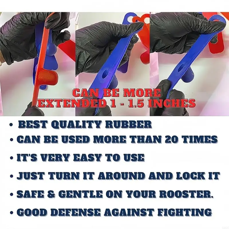 G92C Pack Of 2 Flexible Poultry Assistants Soft Durable Feeding Equipment For Chicken Duck Farm Backyard Use