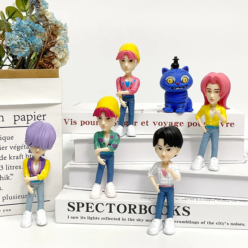 Anime Action Figure Demon Hunters Giocattoli Modello in PVC Bambola da collezione Decorazione della stanza Giocattolo di compleanno per bambini