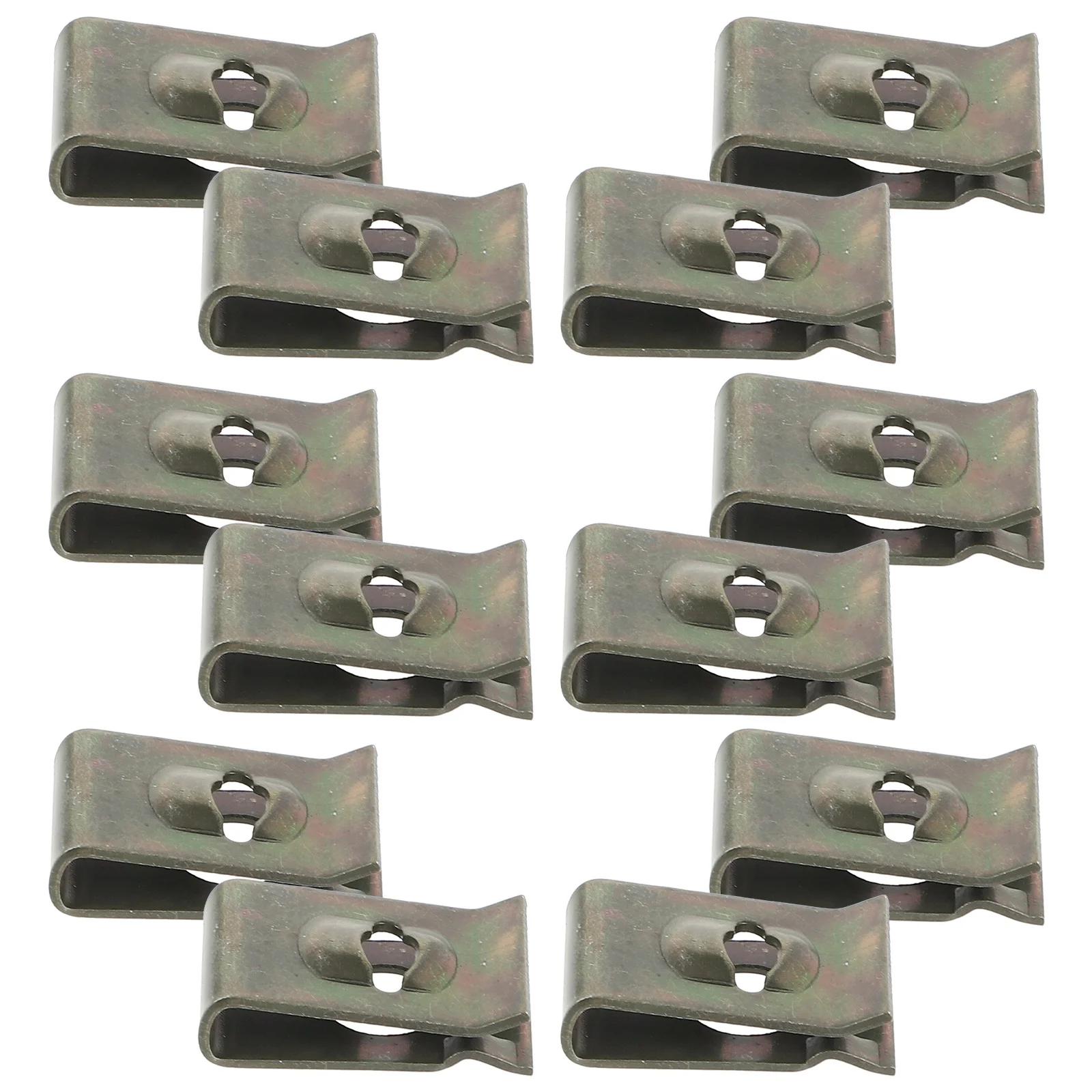 

50Pcs Bumper Retainer Clips Automotive U Shaped Fasteners for Car Mudguard Body Clips Auto Parts Auto Parts for Car