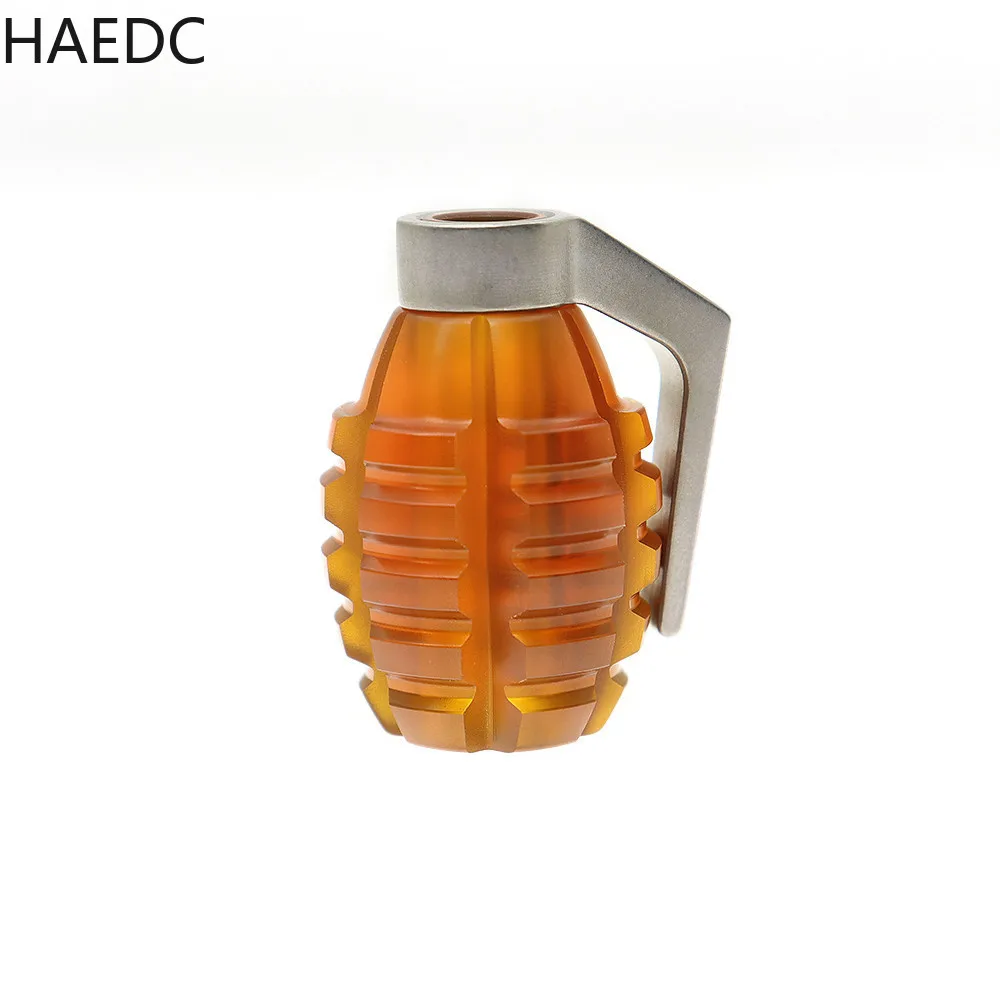 HAEDC PEI Titanium Alloy Detachable EDC Paracord Pendant DIY Buckle Pendant