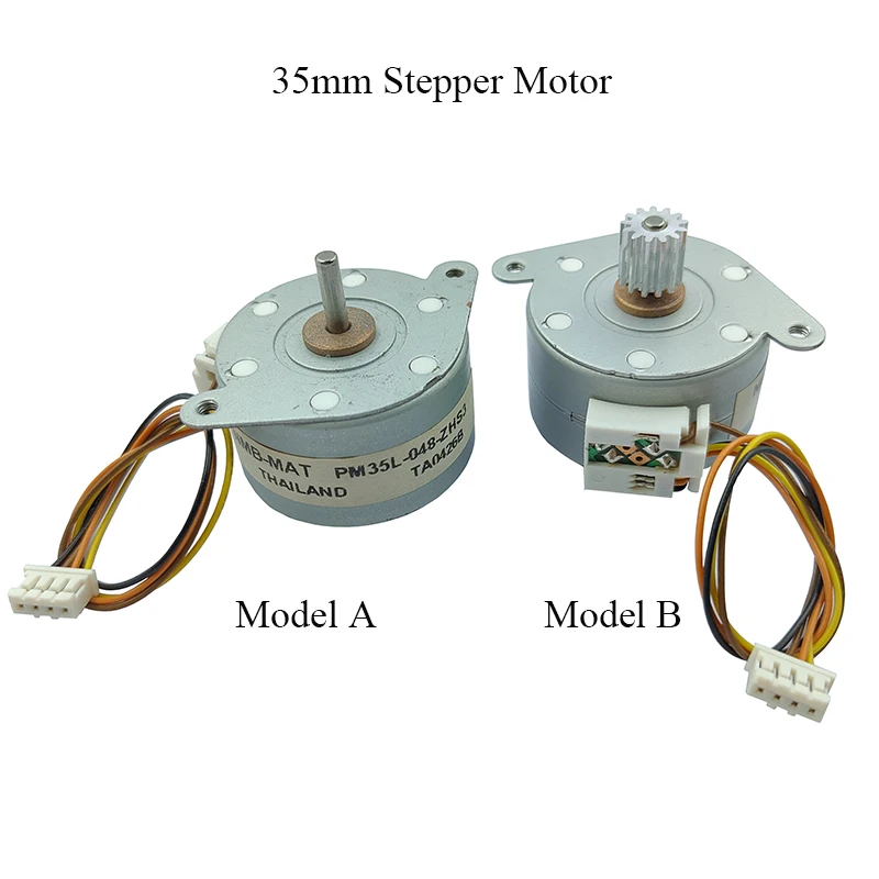 NMB 7.5 Degree 35MM Stepper Motor 2-Phase 4-Wire Stepping Motor 3mm Shaft  13Teeth 0.6 Module Stepper Motor