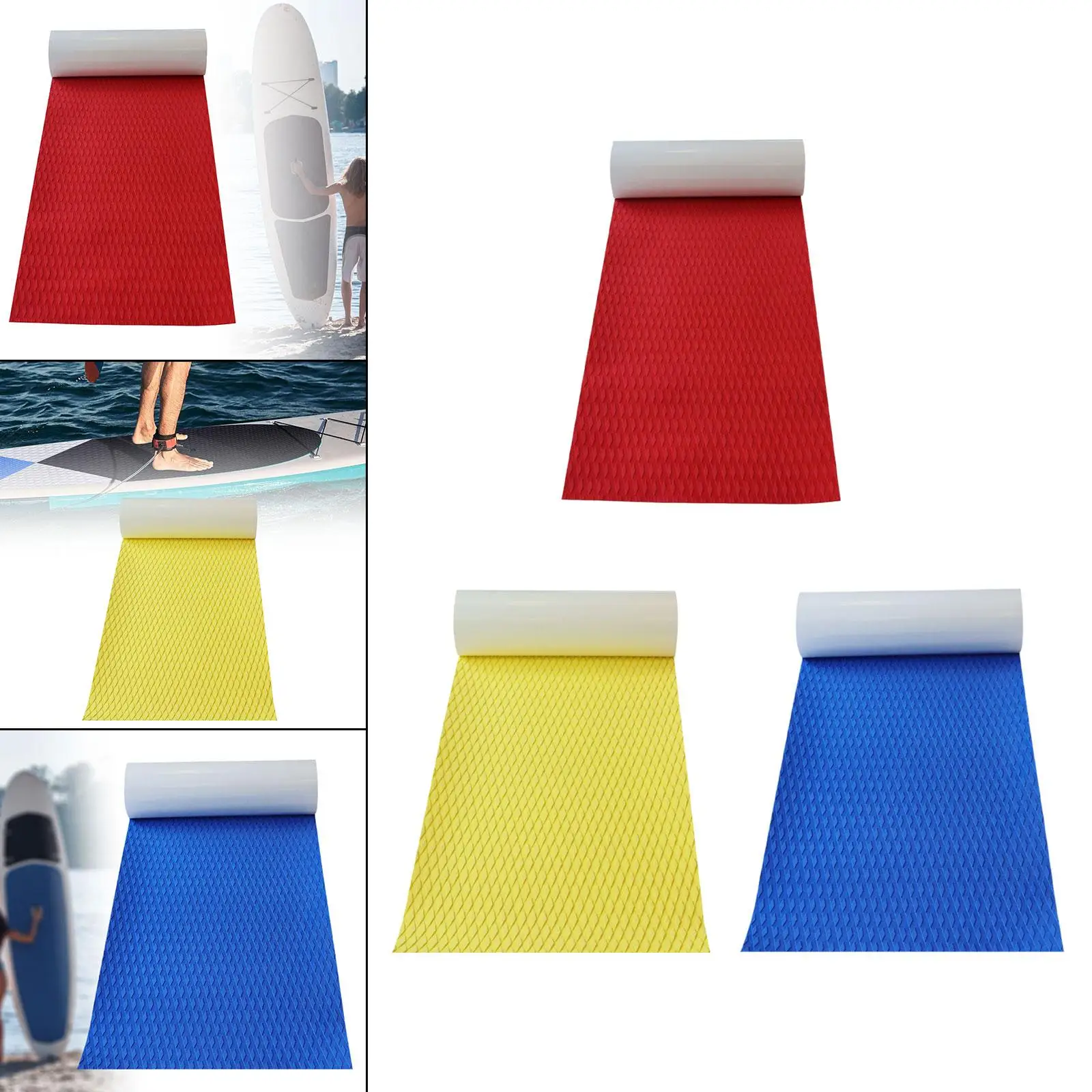 

Surfboard Traction Pad Non Slip Deck Pad Trimmable Universal Deck Grip for Stand up Paddleboard Skateboard Kayak Longboard Canoe
