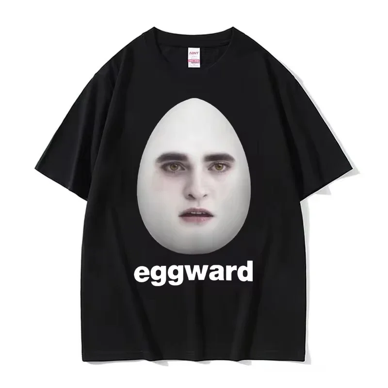 2026NEW Hot Twilight Eggward Funny Meme T Shirt Edward Cullen Parody Humor Tshirt Men Women Casual  Cotton Short Sleeve Y2K