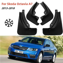 4pcs Car Mud Flaps for Skoda Octavia A7 5E 2013 2014 2015 2016 2017 2018 Mudflaps Splash Guards Mud Flap Mudguards Fender