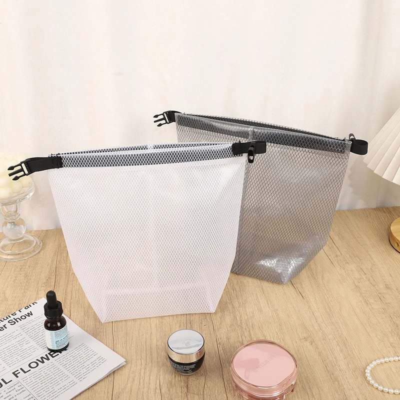 2025 أكياس تخزين جديدة مقاومة للماء حقيبة مستحضرات التجميل موضة السفر سعة كبيرة أدوات الزينة الحقيبة العصرية فتاة غسل حقيبة المحمولة #5