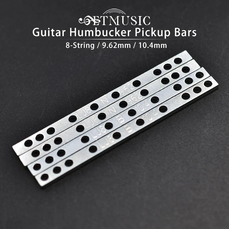 

20Pcs 8-String Humbucker Sapcer Bar Electric Guitar Pickup Spacer Humbucker Iron Guitar Pickup Spacer Bars