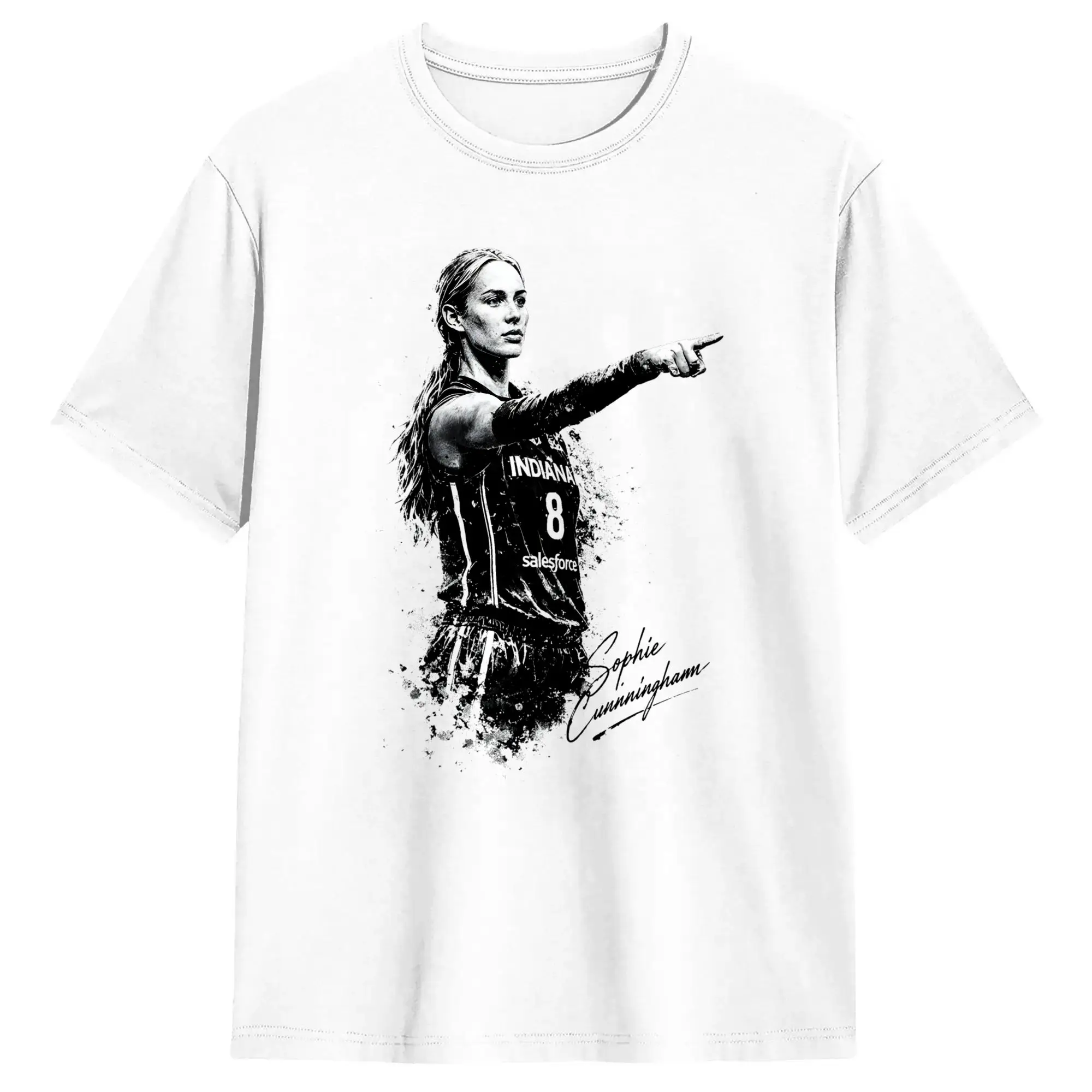 Sophie Cunningham Pointin T Shirt Summer  100% Cotton T Shirts For Men Casual Tee Shirt Short Sleeve Street Style Clothes