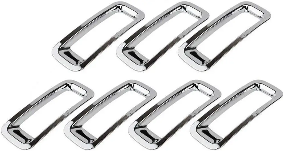 

7PCS Front Grill Inserts Grille Cover Trim for Jeep Patriot 2011-2016 (Chrome)
