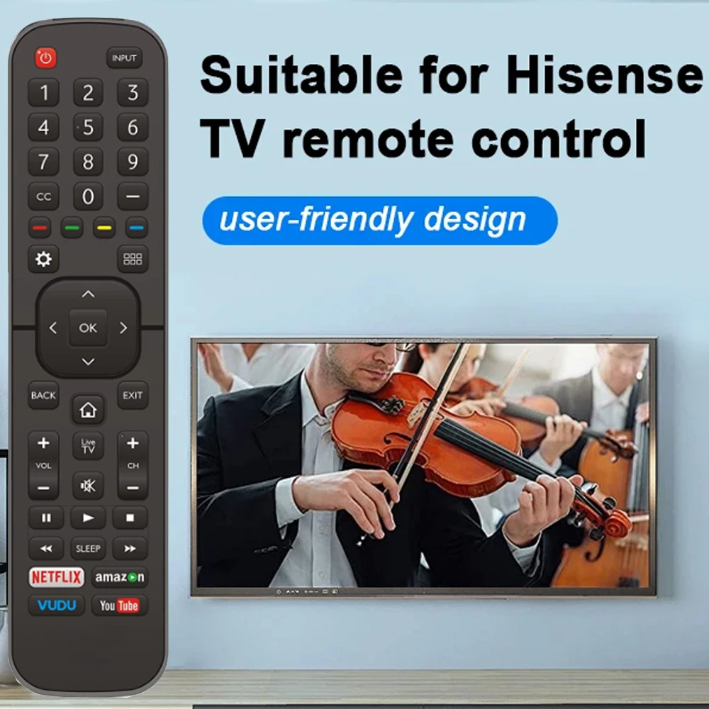 HIGH QUALITY ABS REMOTE CONTROL EN2A27 FOR HISENSE HD SMART TV HIGH QUALITY ABS REMOTE CONTROL EN2A27 FOR HISENSE HD SMART TV