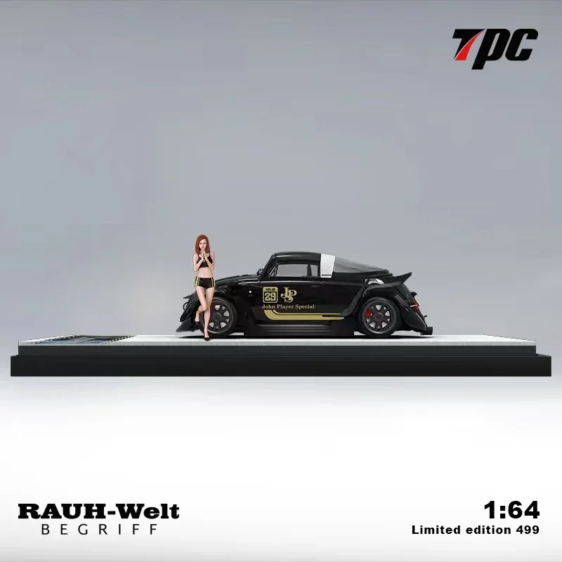 รถยนต์รุ่น TPC 1:64 rwb Targa JPS สีดำทอง