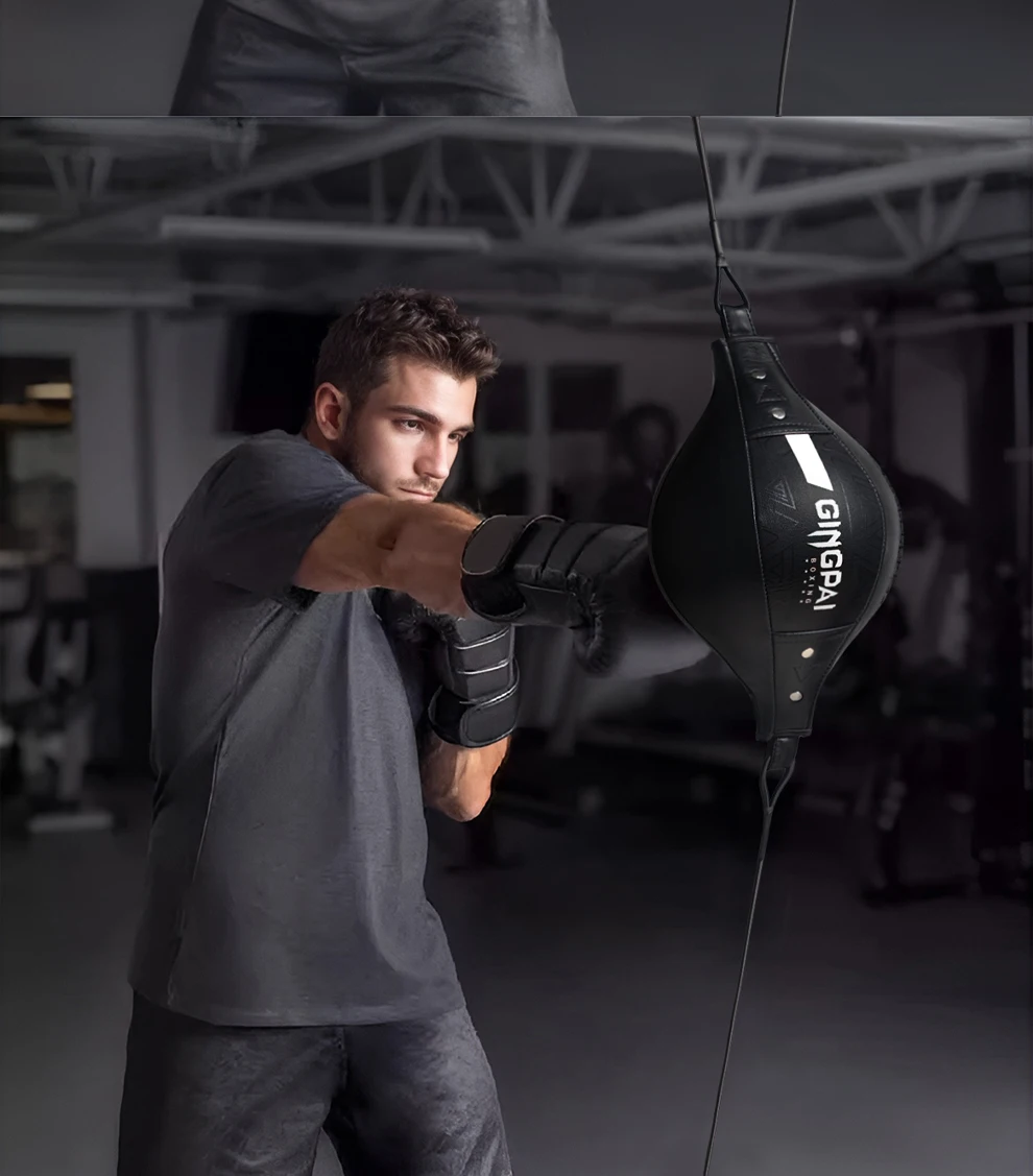 Hohe Qualität Kampf Boxen Training Boxsack Fitness Muay Thai Reaktion Geschwindigkeit Ball Birne Aufblasbare Boxsack Ausrüstung – Detail 15