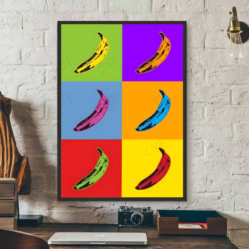 Andy Warhol Pop Sunset Banana Poster HD Art Sticky Wall Waterproof