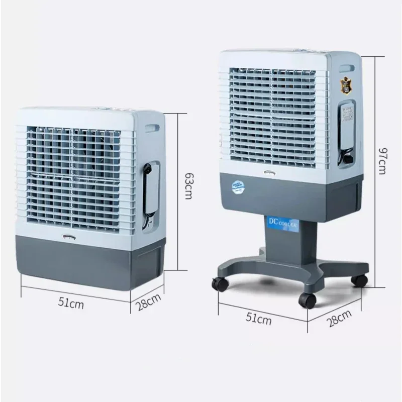 Ventola di raffreddamento ad acqua della fabbrica del ventilatore dell'aria condizionata di refrigerazione Mobile commerciale ricaricabile solare del refrigeratore all'aperto