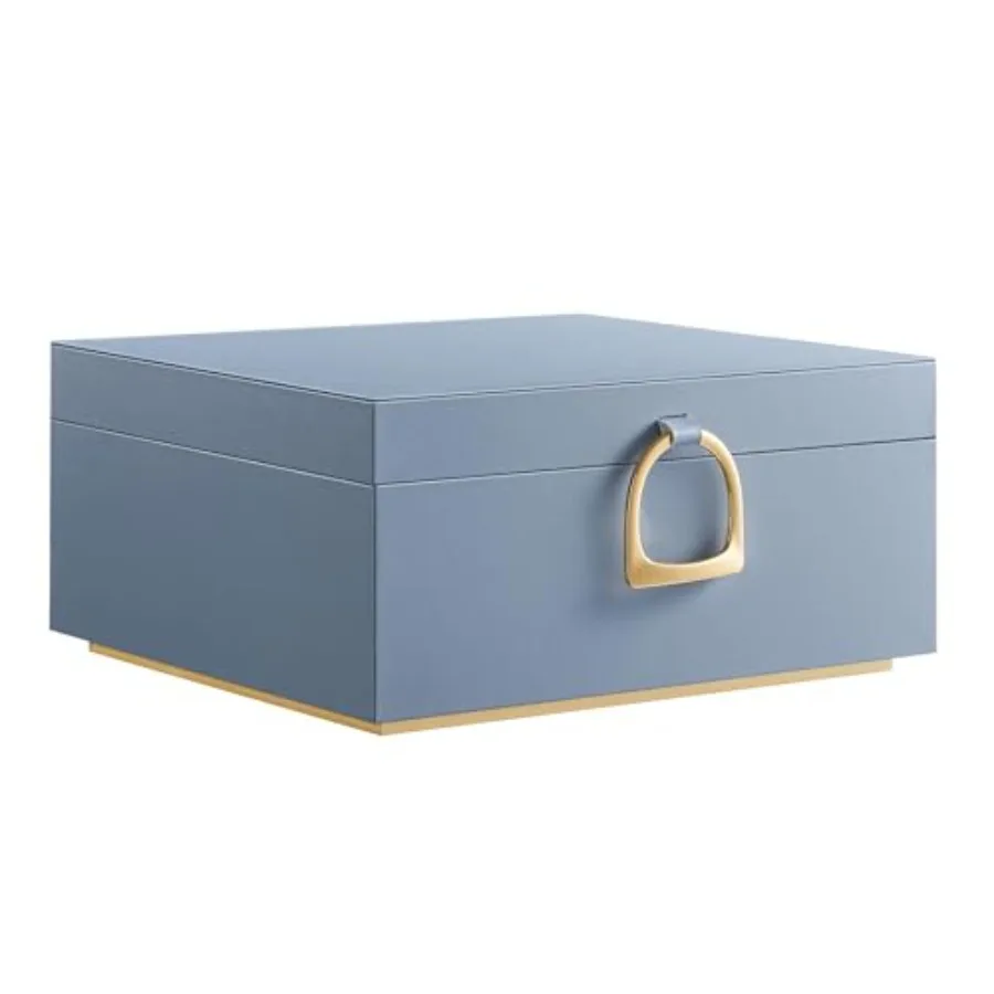 

2-Layer Jewelry Box Jewelry Organizer with Handle Removable Jewelry Tray Jewelry Storage Floating Effect 8.1 x 9.4 x 4.3 Inches