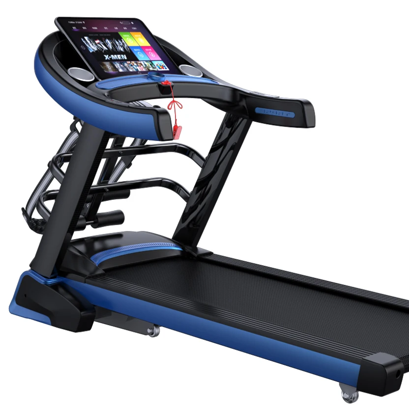 2024 Home Fitness 3.5hp Folding LCD Screen Motorized Manual Treadmill Running Machine