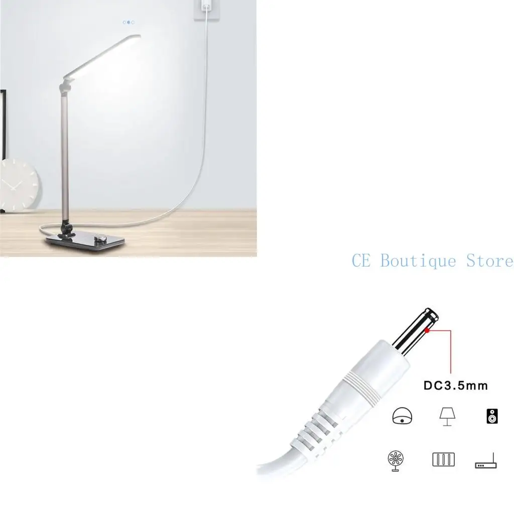 652F USB untuk untuk 3.5mm x 1.35mm untuk kabel daya barrel untuk kipas LED lampu s