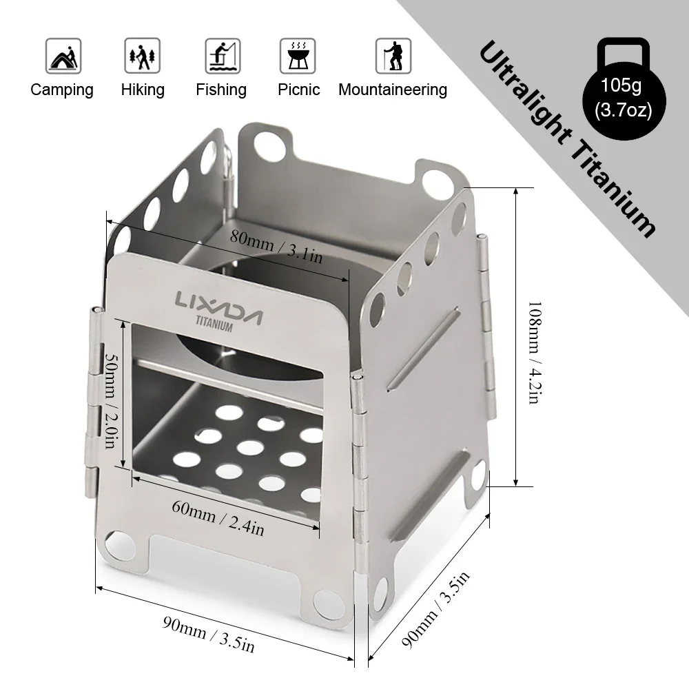 Titanium Folding Wood Stove 6