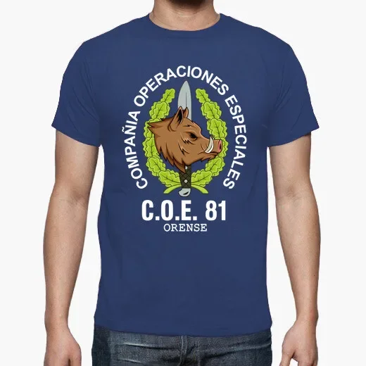 تي شيرت Spanish Legion COE 81 Orense Mod 1 بشعار العمليات الخاصة. الصيف القطن س الرقبة الرجال قصيرة الأكمام تي شيرت جديد S-3XL #2