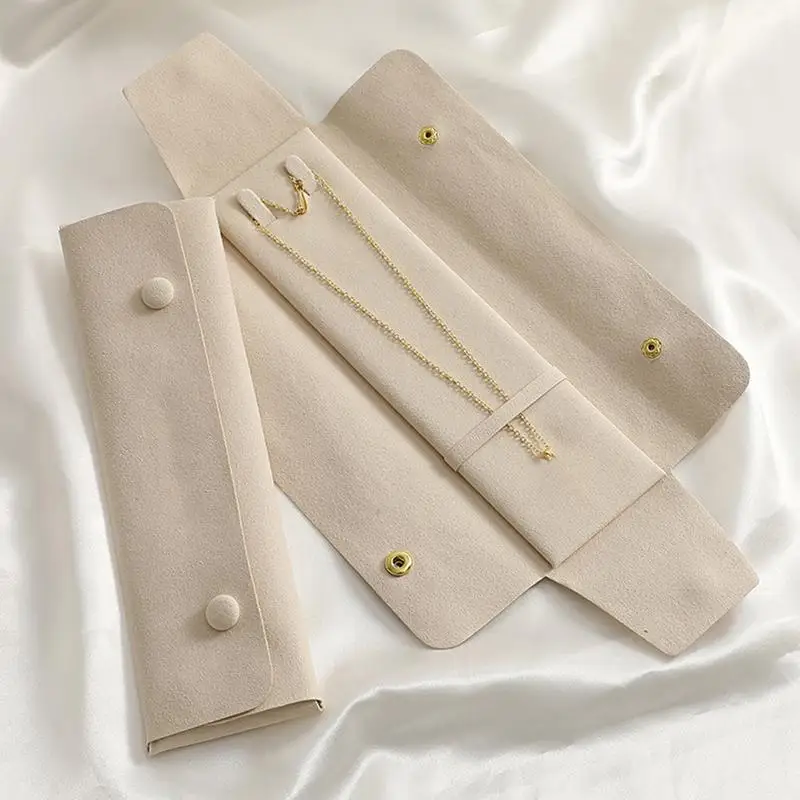 حقيبة تخزين سوار قلادة، منظم مجوهرات محمول للسفر للنساء، حقيبة تخزين مجوهرات متعددة الاستخدامات