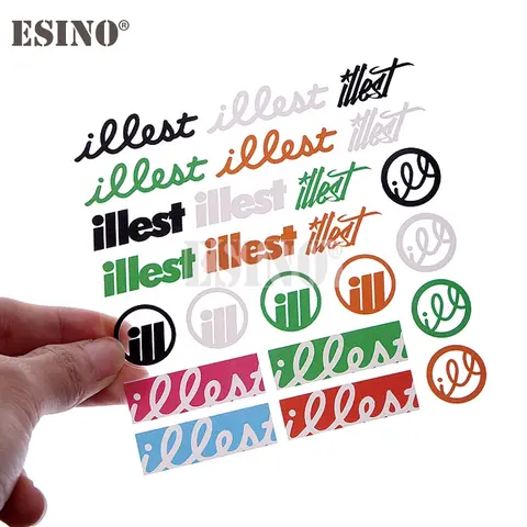 Bilstötfångare Helkropp PVC Klistermärke Självhäftande Dekal Vattentät Dekorativ Vinyl Set för Illest 10 best sales sjukaste klistermärke - №1