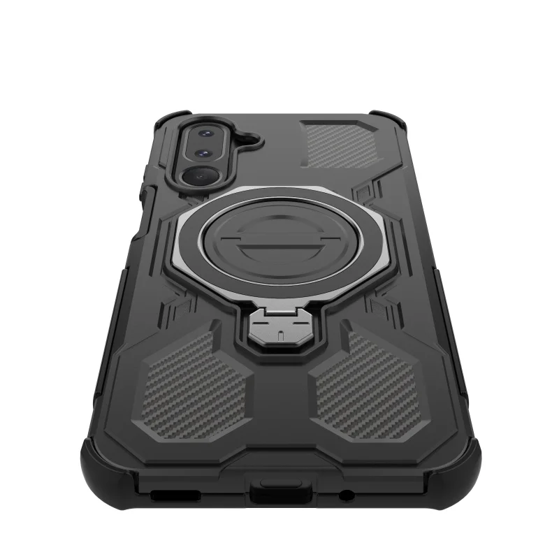 For Samsung Galaxy M36 Case Cover Samsung M36 Capa Shockproof Back Magnetic Attraction Adsorption Ring Holder Fundas Samsung M36