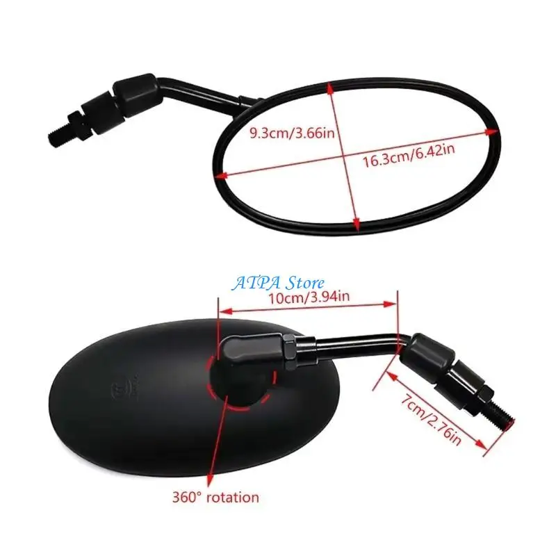 U13C Convenient Installation Motorcycle Glass Side Glass ABS Glass for UQI C90