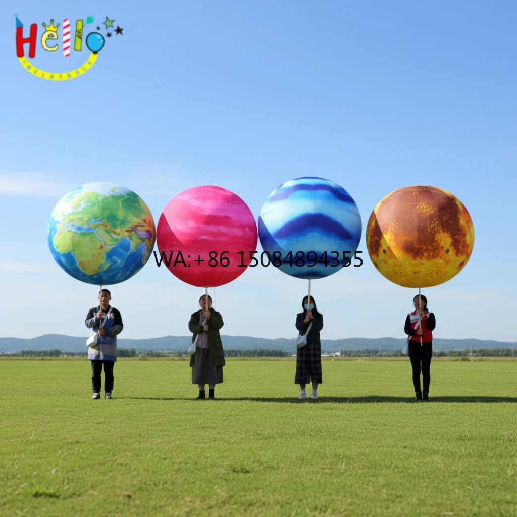 Inflatable Solar System Planets Balloon Shape Inflatable Earth Moving Planets