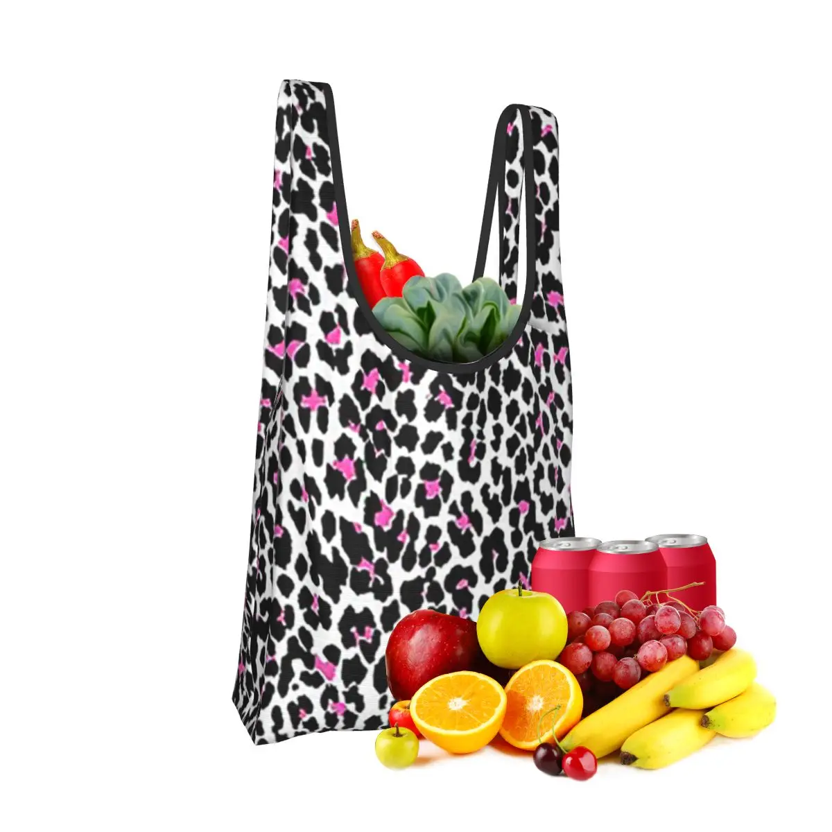 rosa-leopardo-impressao-animal-branco-saco-de-compras-portatil-sacolas-reutilizaveis-ombro-shopper-bolsa-de-compras