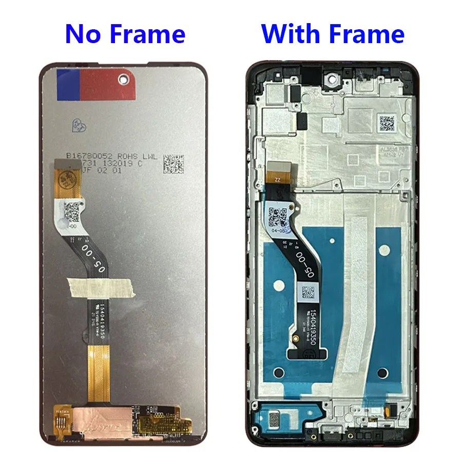 모토로라 모토 G60S LCD 디스플레이 터치 패널 디지타이저 어셈블리 교체, 프레임 포함 XT2133-2 LCD, 6.8 인치 IPS