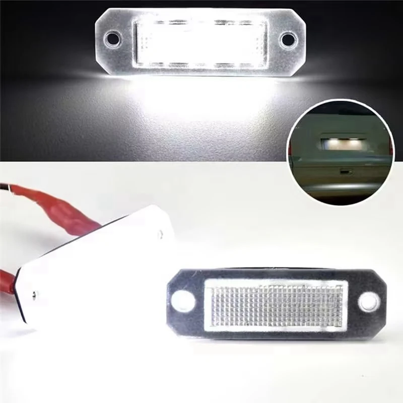 1 Pair Car License Plate Light 7H0827740 For  Transporter T5 T6 Barn Door Caddy New High Quality