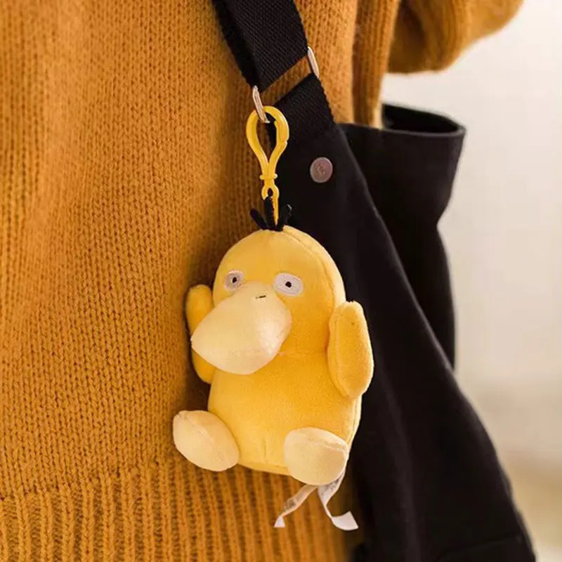 アニメポケモンピカチュウミュウカビゴンイーブイフシギダネ Psyduck かわいいぬいぐるみぬいぐるみスクールバッグバックパックペンダントキーリング人形ギフト