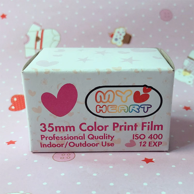 12pcs/Roll 35mm Color Print Film Universal 400-speed Photographic Camera Photo Paper Films 35mm Camera Accessories Retro Camera