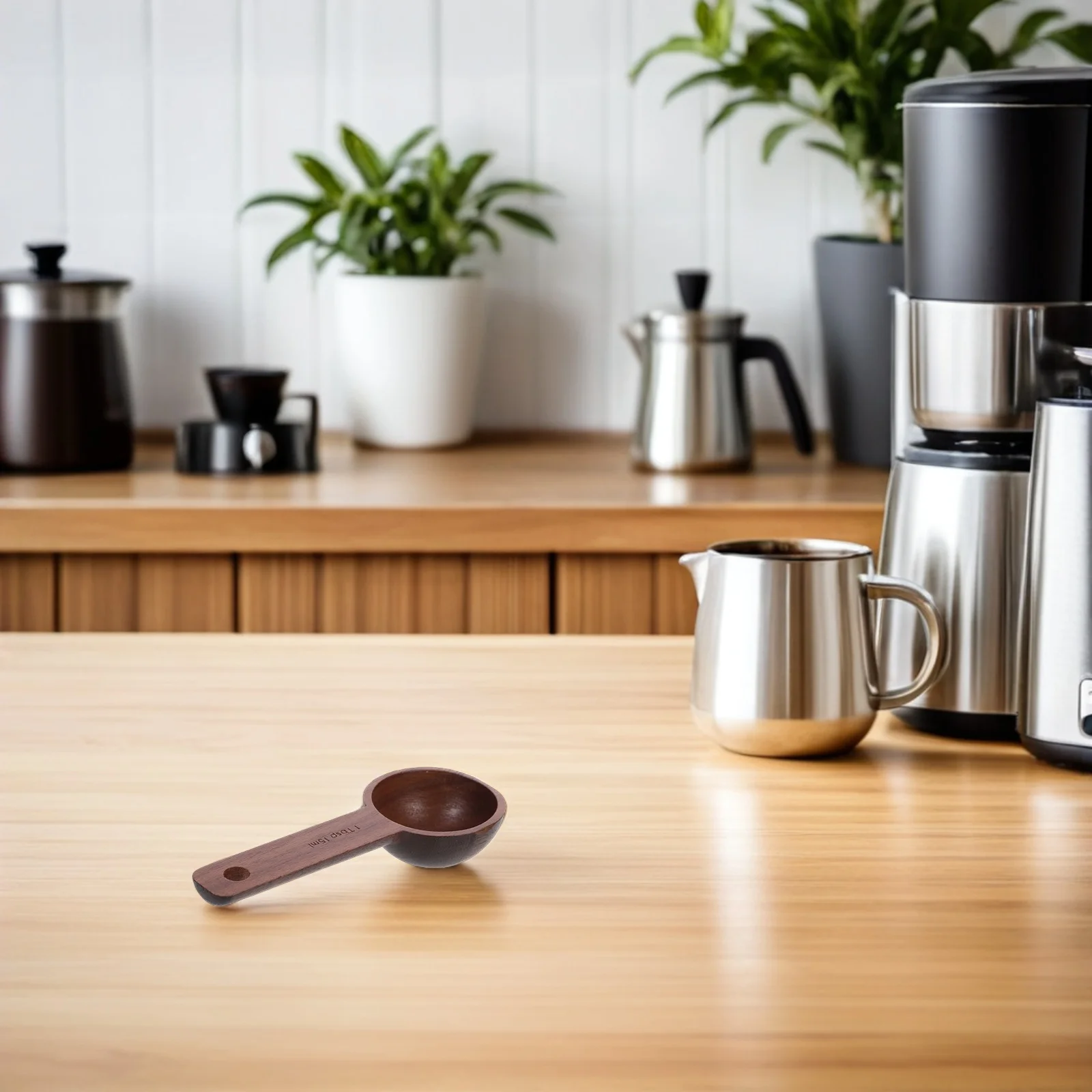 

2pcs Coffee Scoop 15Ml Wooden Measuring Spoon For Coffee Beans Tea Baking Salt Sugar Kitchen Utensils Tool Wood Tablespoon Scoop