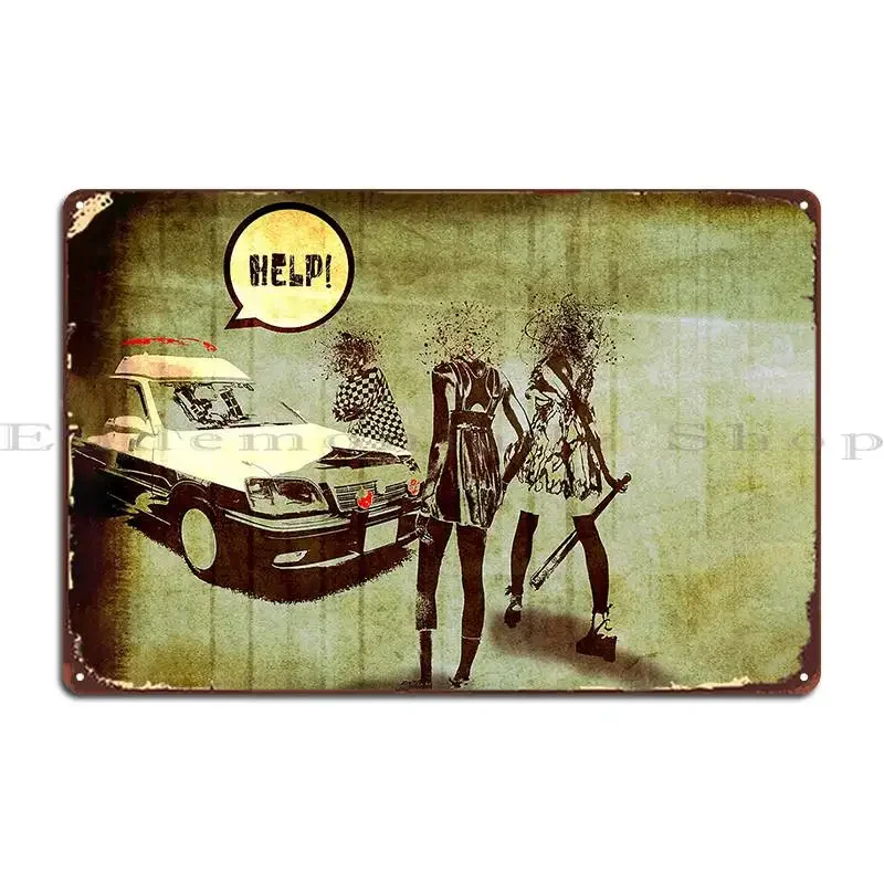 الفتيات الذين لا تحب السلطة Ii علامة معدنية بار المرآب الطباعة المخصصة المرآب الديكور تين تسجيل ملصق #1