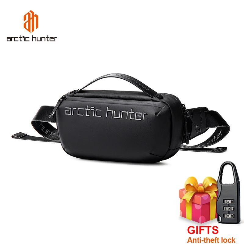 ARCTIC HUNTER Men\'s Waterproof Oxford Multifunctional Messenger Shoulder Bag Anti-theft Shoulder Bag Postman Chest Bag Men