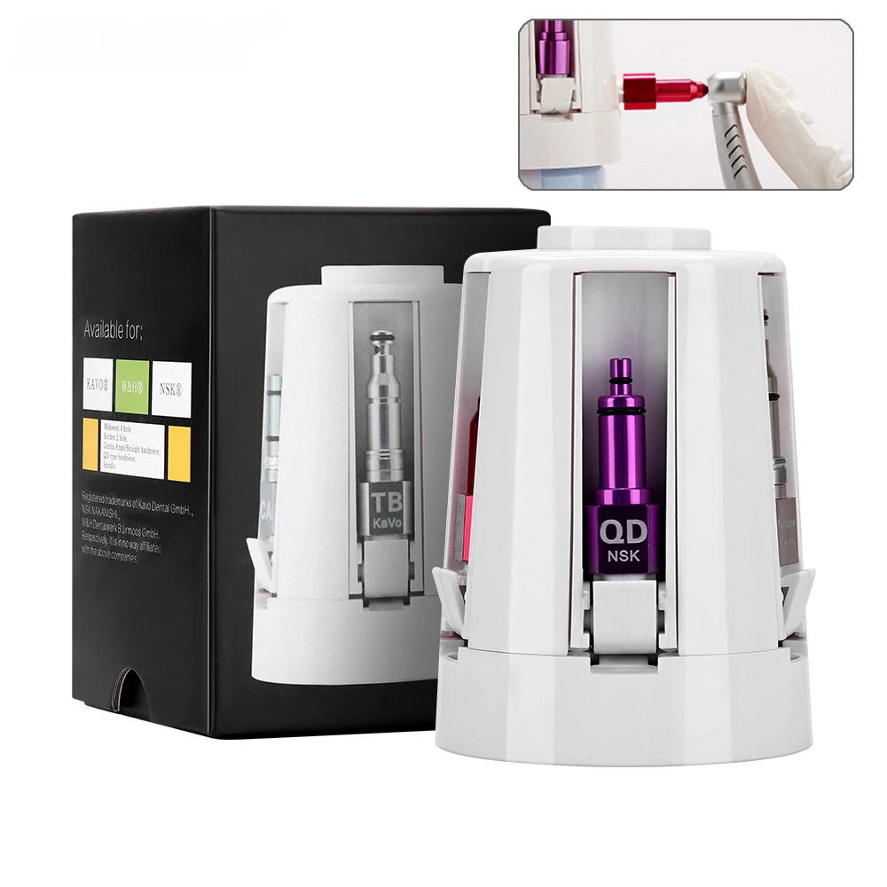 Dental Handpiece Maintenance Kit | with 5-Style Connector for Cleaning & Oil Lubrication | Portable Repair Tool