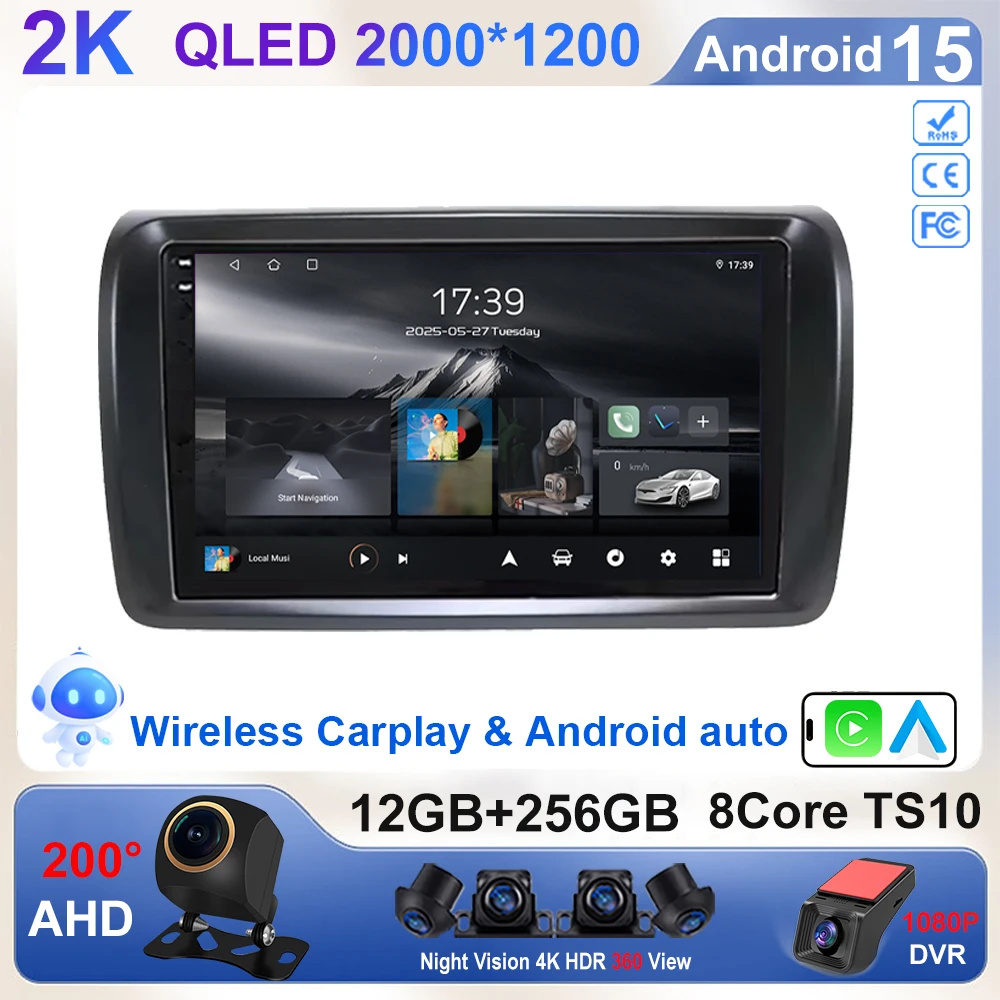 

9''Screen Android 15 Auto For Nissan NV350 Caravan 2012 2013 2014 - 2023 Touch screen Multimedia Player Radio Tools BT WIFI GPS