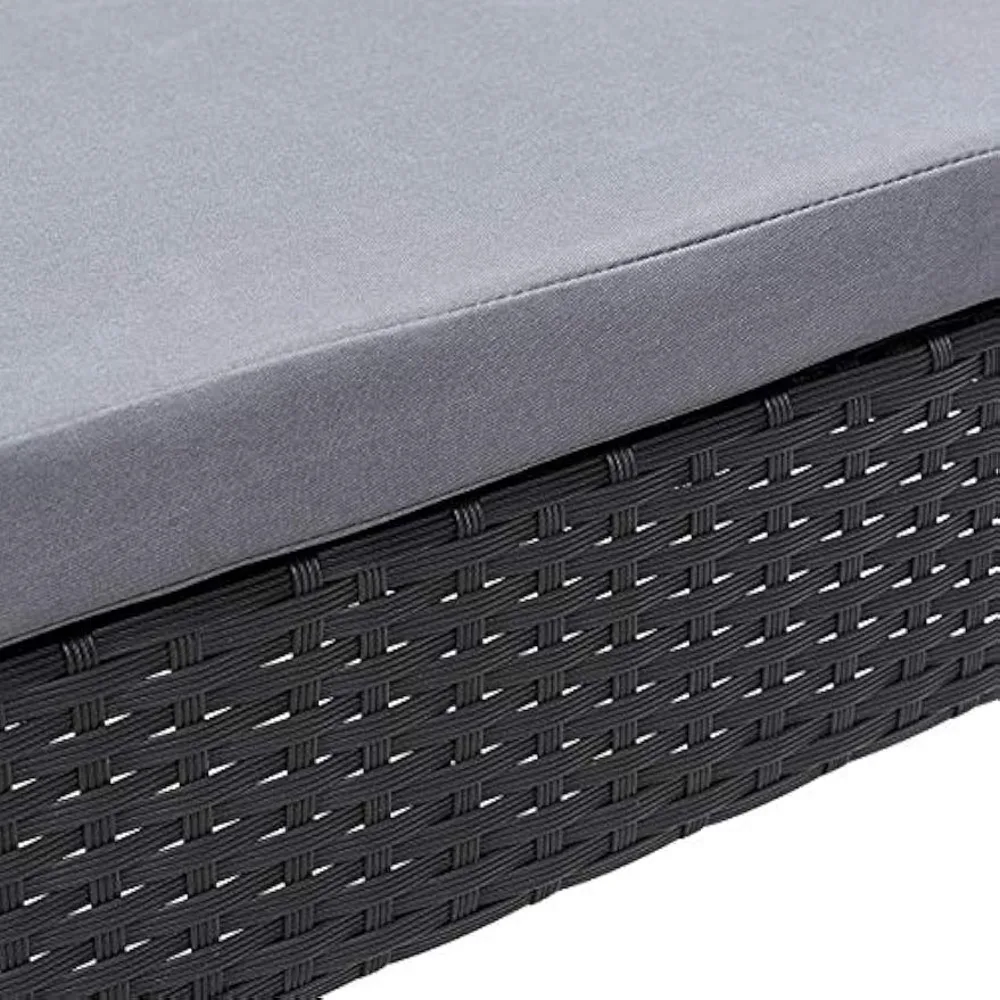 4-х современный плетеный набор для бесед из ротанга, набор мебели для патио на открытом воздухе для двора, сада и у бассейна