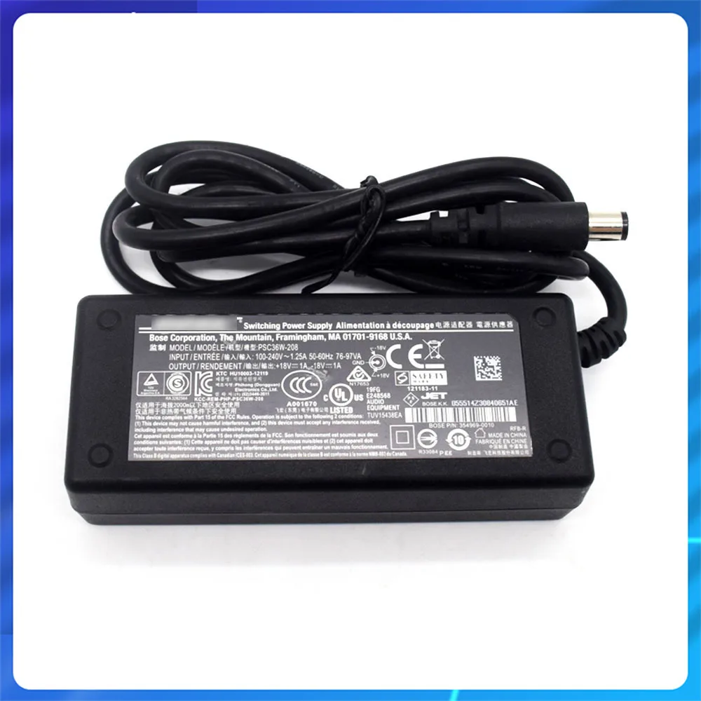 

Original for SoundDock II III SERIES 2 3 Speaker Power Adapter PSC36W-208 PSC36W 208 + 18V 1A Interface with Needle Dedicated