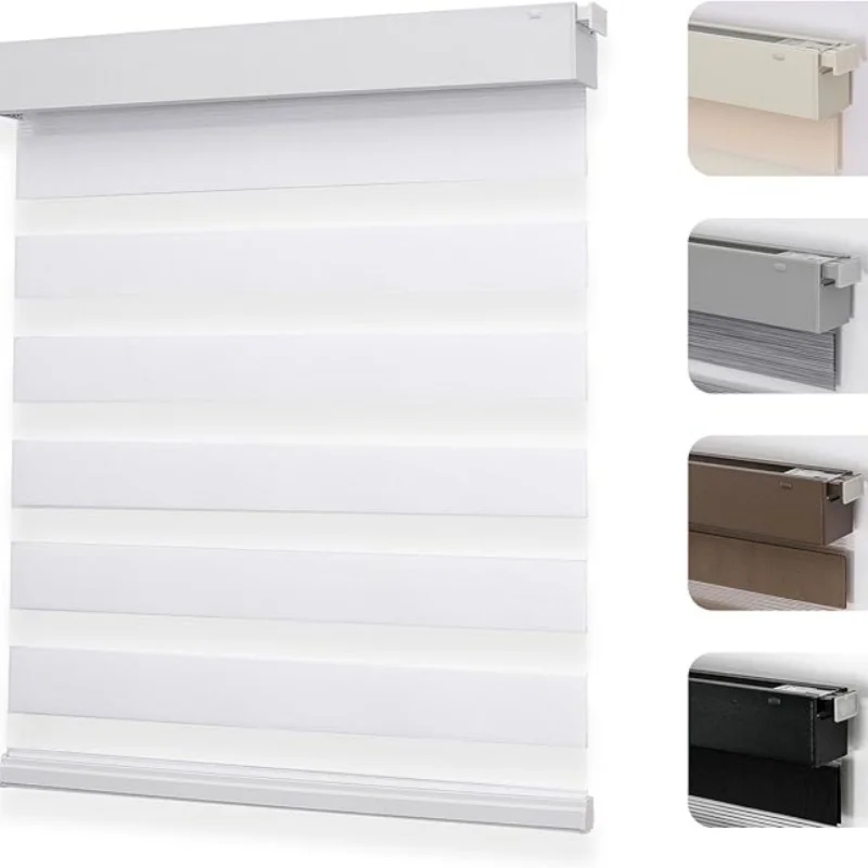 China Factory Wholesal Fashion Light Filtering Manual Waterproof 100% Polyester Zebra Blinds Fabric Roll For Window