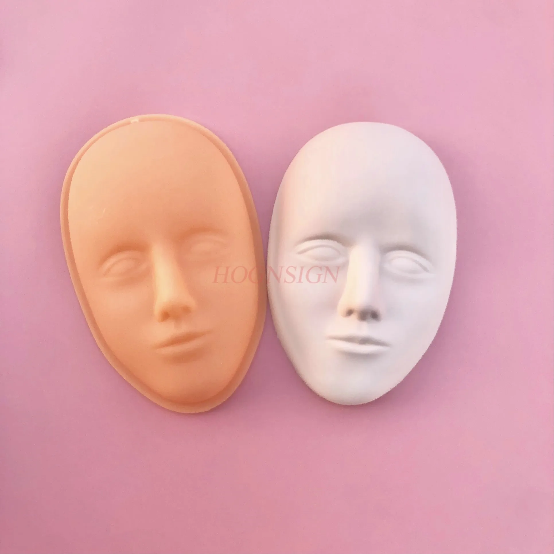 High quality 5D simulation silicone three-dimensional human face beginner base pattern eyebrow mold