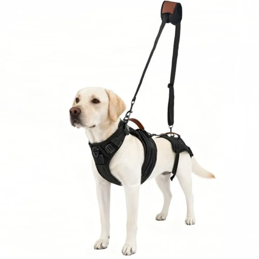 

Dog Lift Harness, Full Body Dog Harness with Handle for Lifting, Front/Back Leg Support, Prevent Chafing Pee-Able Design, 2-in-