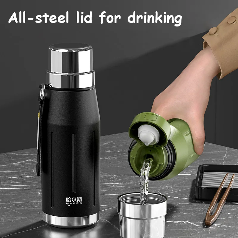 

650ml outdoor adventure large capacity Insulation cup 316 stainless steel cup high-end portable thermal water bottle