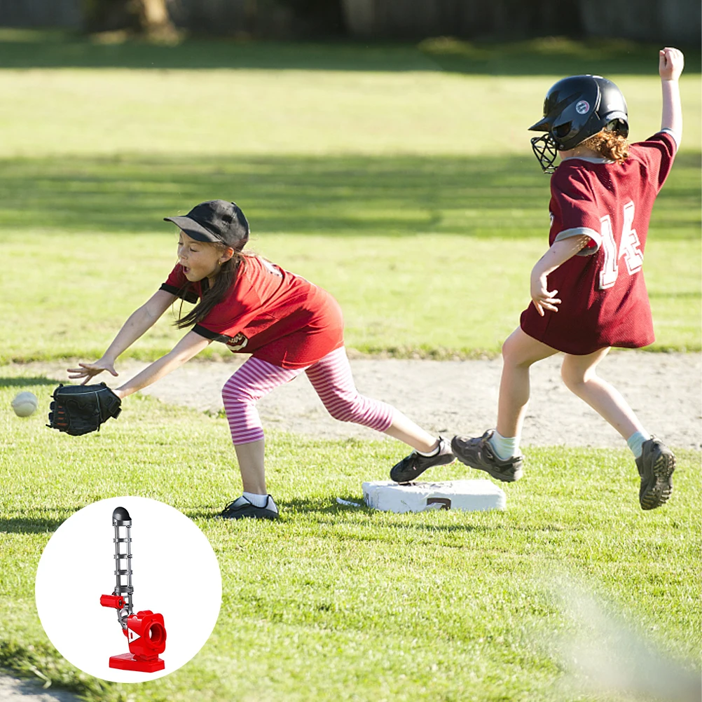 

Automatic Baseball Toy Trainer Machine Safe Practical Kids Outdoor Indoor Practice Skill Improvement Team Sport