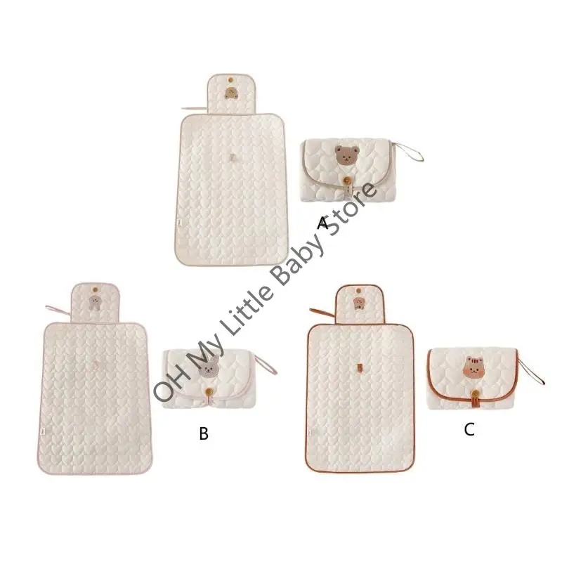 M76C حشية متغيرة مقاوم للماء حفاضات الطفل حشية متغيرة السفر حصيرة محطة حفاضات حقيبة طوي مبدل حصيرة للمنزل Trave