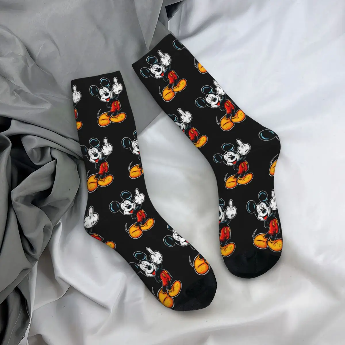 Fashion Men\'s Socks Hip Hop Mickey Sock Cartoon High Quality Women\'s Socks Spring Summer Autumn Winter