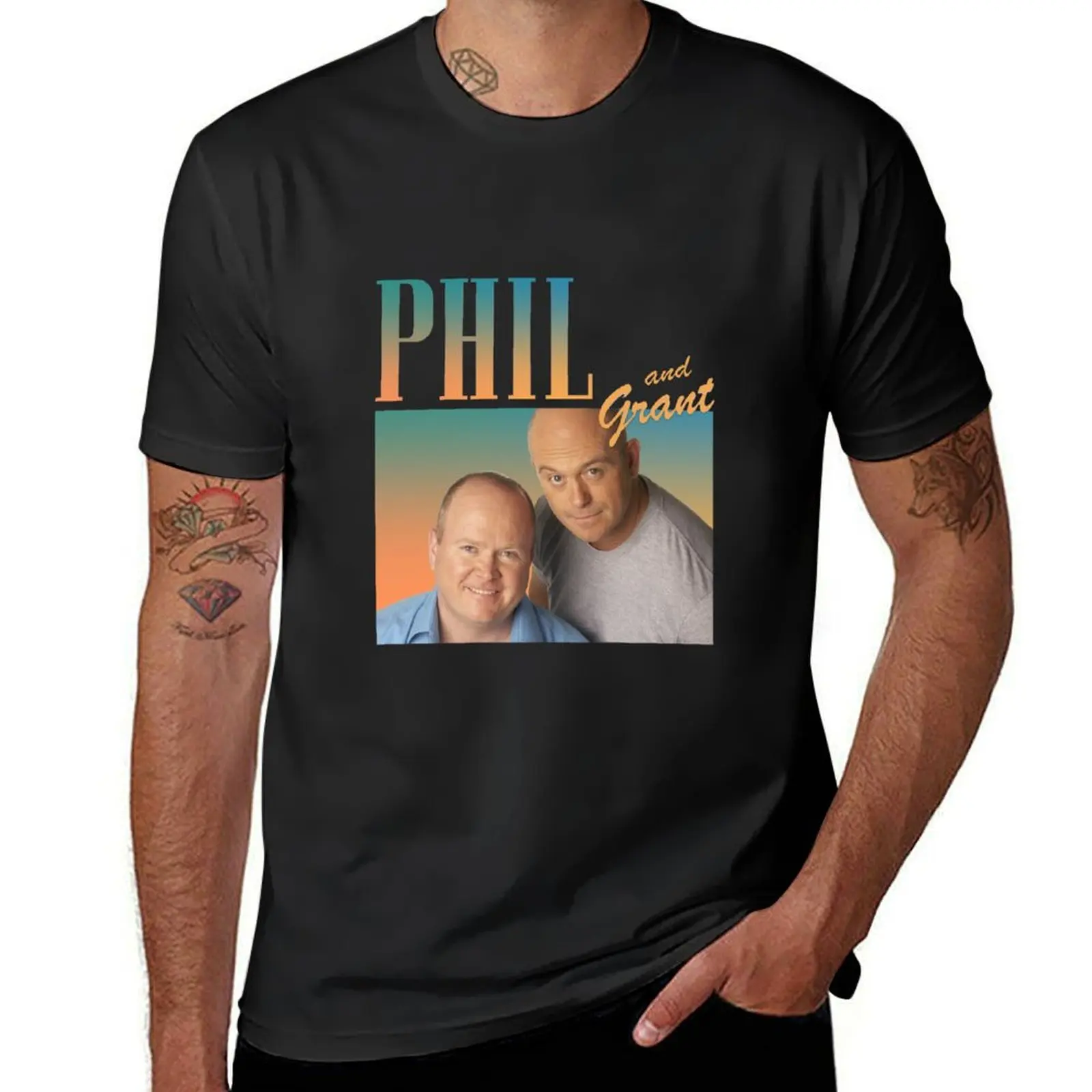 Phil and Grant Mitchell T-Shirt hippie clothes sweat mens t shirt graphic