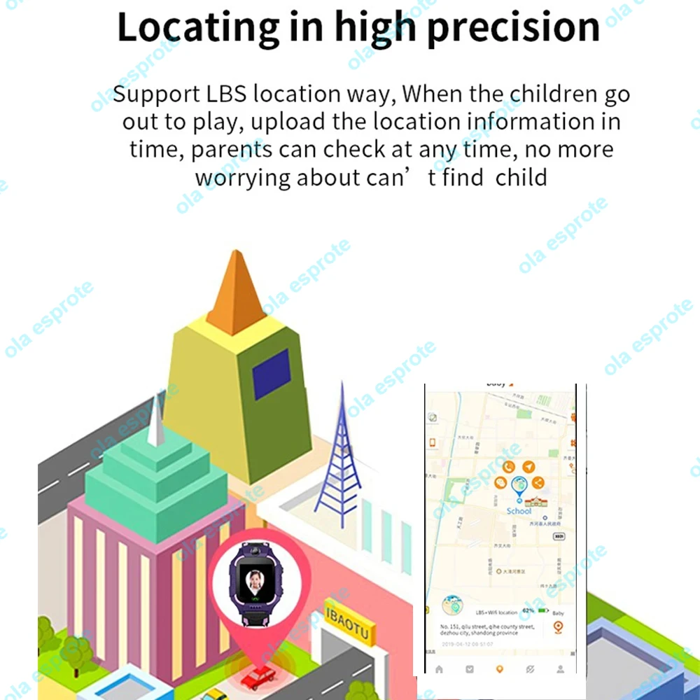 2027 New 2G/5G Kids Smart Watch GPS Location Sim Card Call SOS Camera Waterproof Child Watches for Boys Girls Present Gift Ht30 view 4