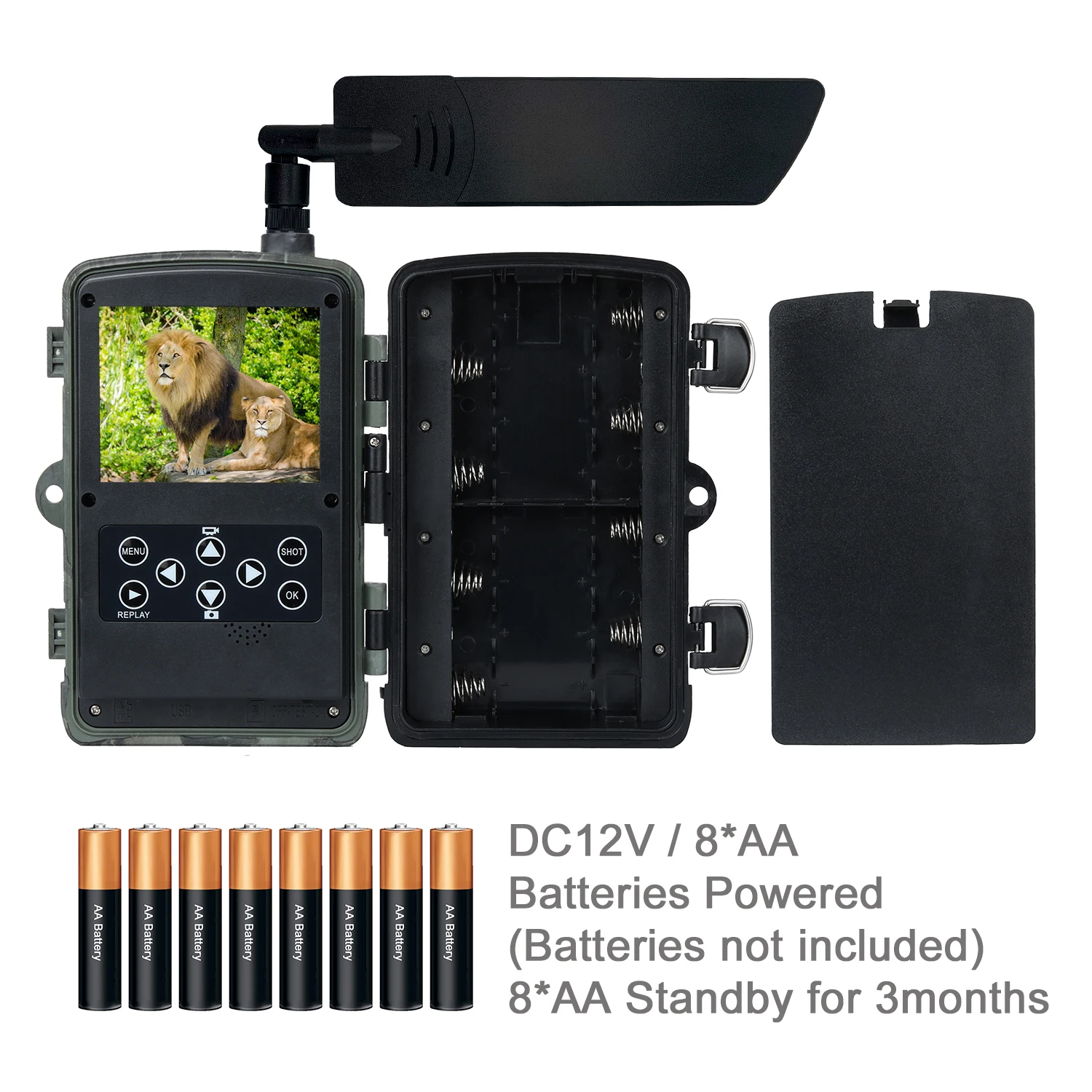 Suntekcam HC 881 pro 4G LTE 4K Trail Camera for Hunting Wireless Game Scout Camera with IR Flash Night Vision Camera