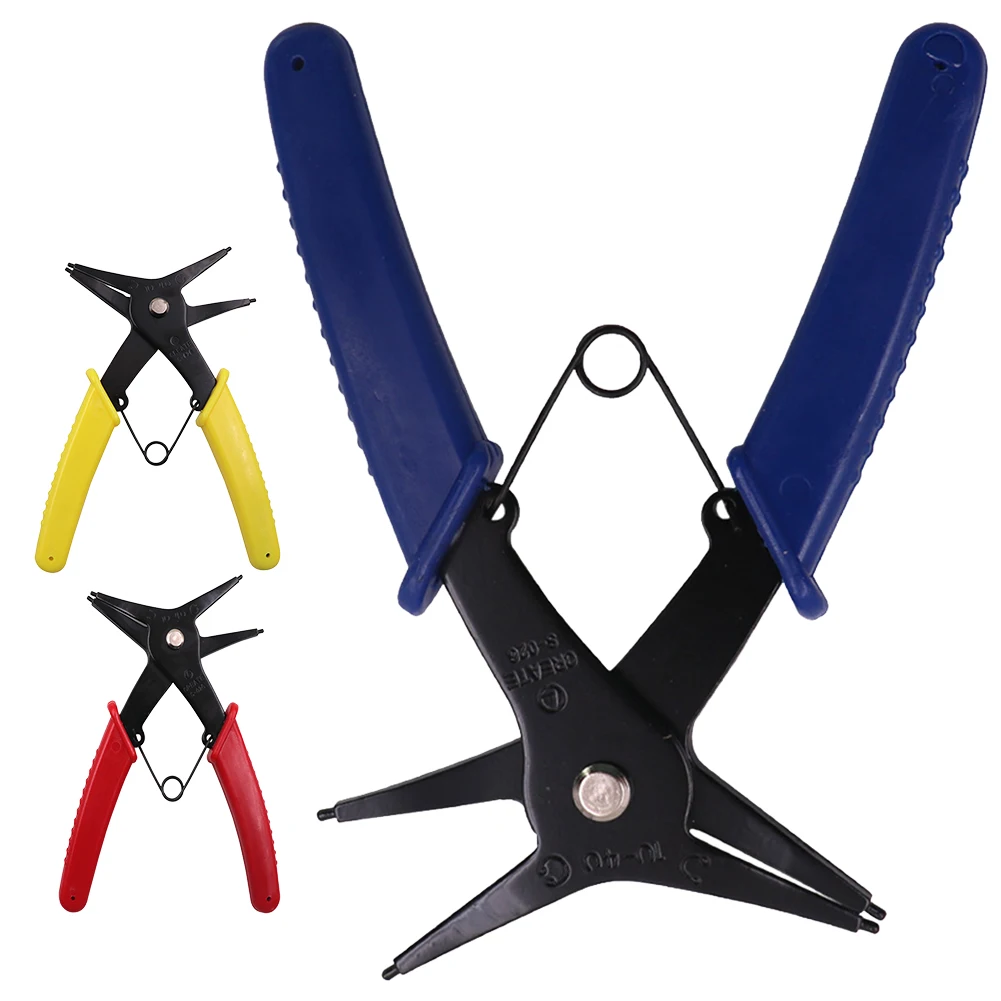 2 in 1 Circlip Pliers Internal External Retaining Ring Pliers Inner Card Outer Retaining Ring Pliers Car Repair Tool